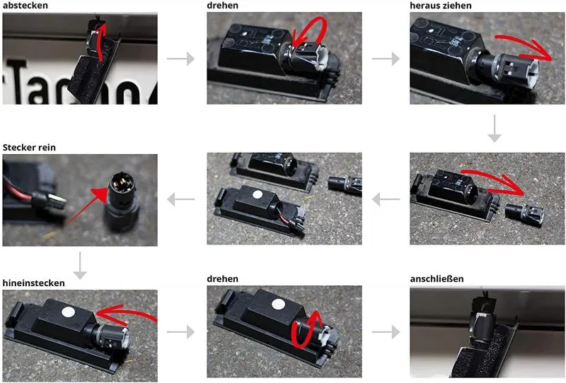 SMD LED Kennzeichenbeleuchtung Module für Hyundai Sonata Typ LFA ab 2015