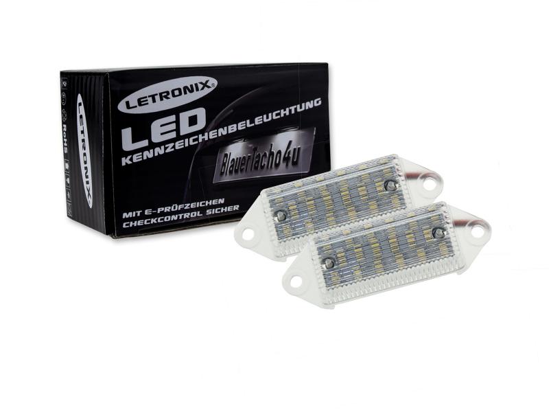 LETRONIX SMD LED Kennzeichenbeleuchtung Module geeignet für 850 1991-1996 /  V70 1996-2000 / V70 XC 1996-2000 mit E-Prüfzeichen