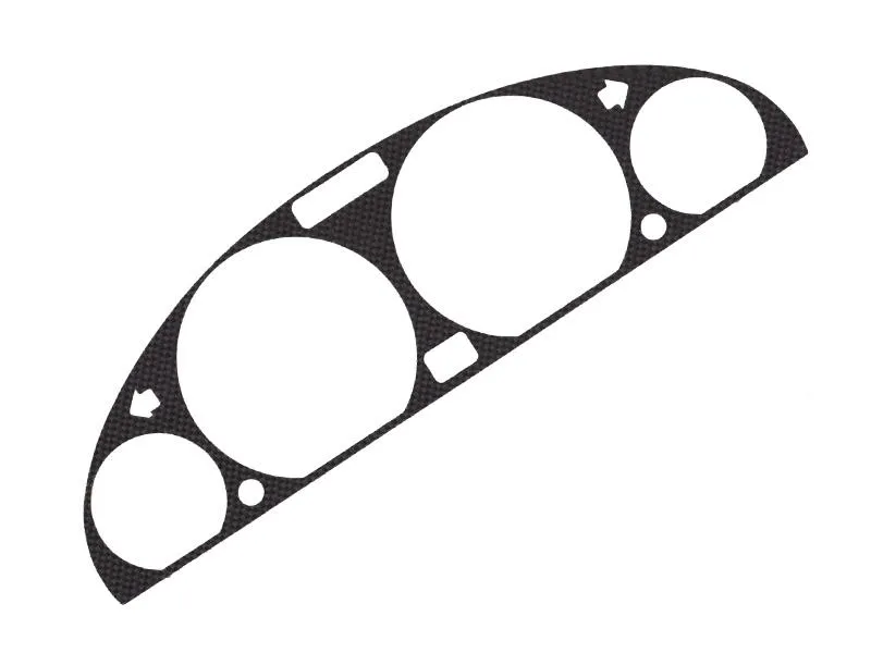 Tachoblende Carbon Tacho für BMW E46 3er 320 325 M3